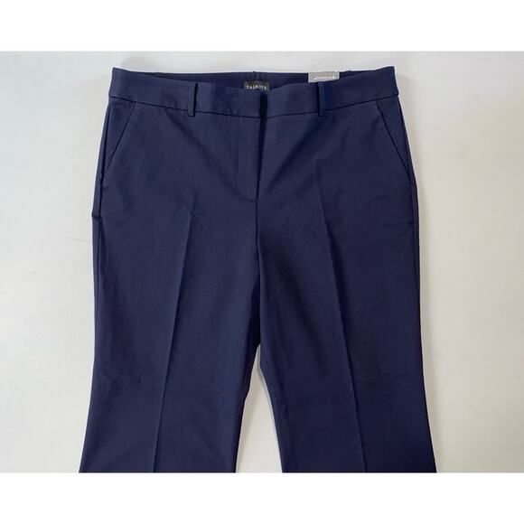 Talbots Newport Trouser Leg Full Length Chino Dress Pants. Navy, Women's 16P NWT - Picture 3 of 8
